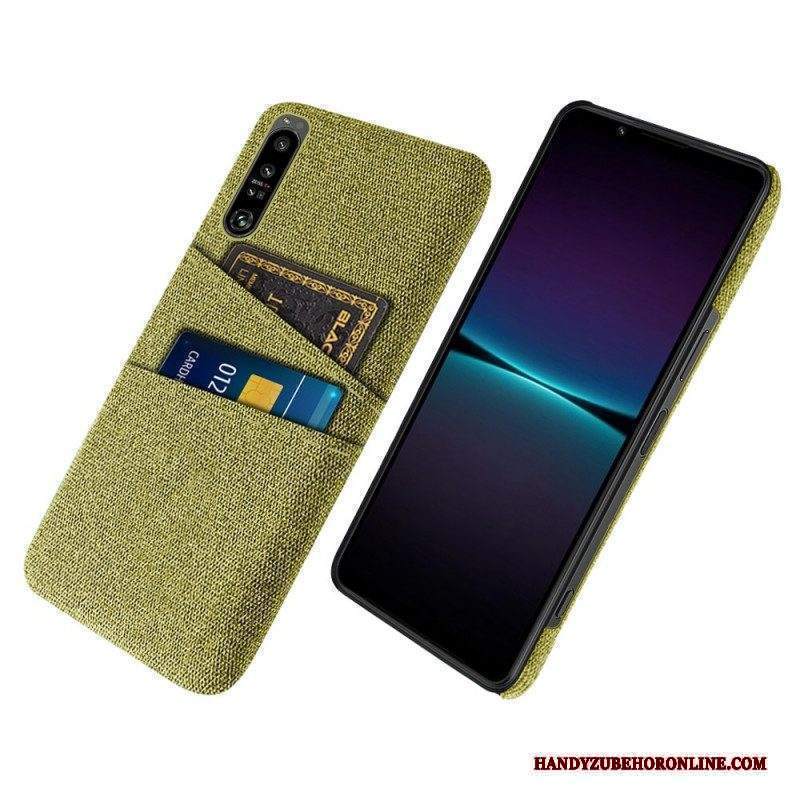 Cover Sony Xperia 1 IV Panno Porta Carte