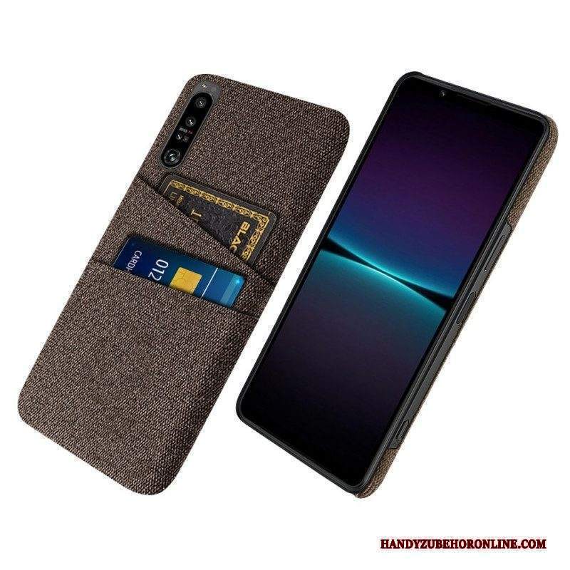 Cover Sony Xperia 1 IV Panno Porta Carte