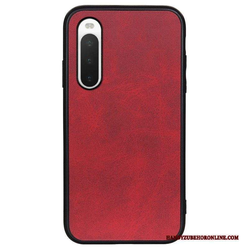 Cover Sony Xperia 10 IV Ecopelle Testurizzata