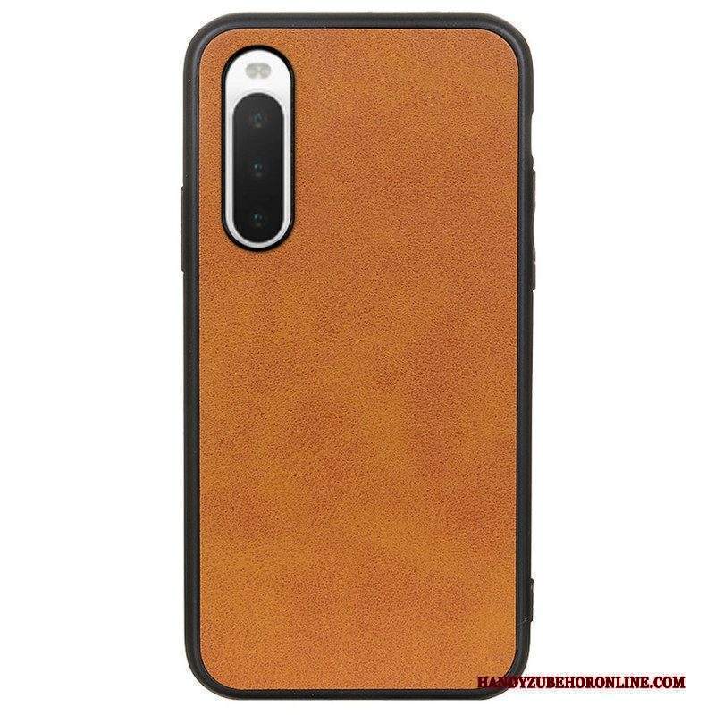 Cover Sony Xperia 10 IV Ecopelle Testurizzata