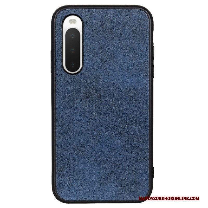 Cover Sony Xperia 10 IV Ecopelle Testurizzata