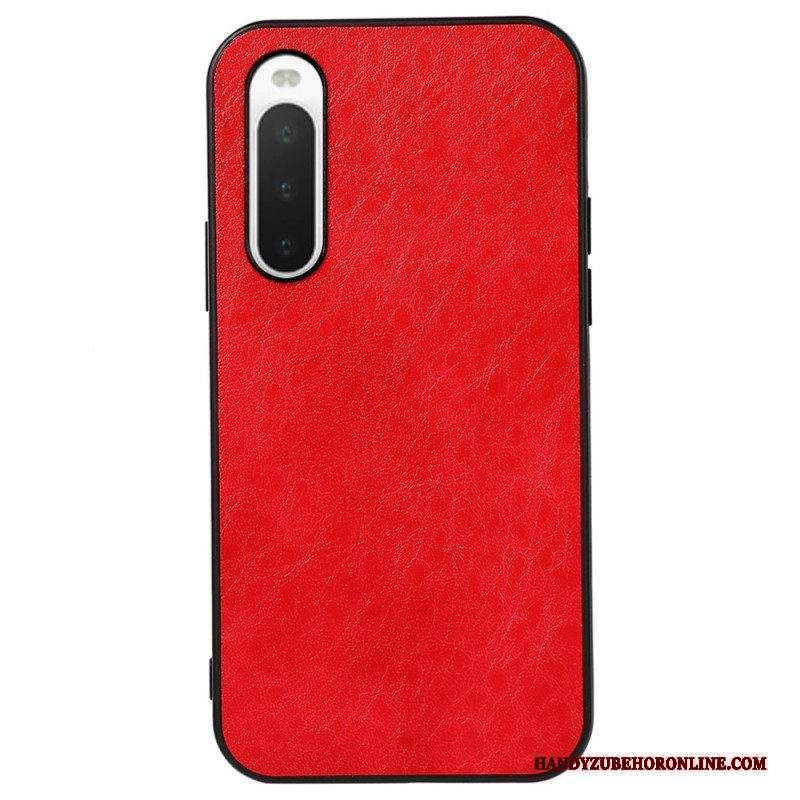 Cover Sony Xperia 10 IV Effetto Pelle