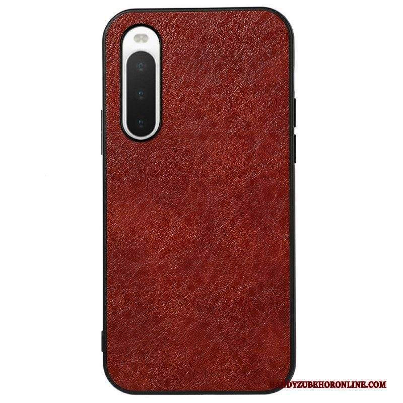 Cover Sony Xperia 10 IV Effetto Pelle