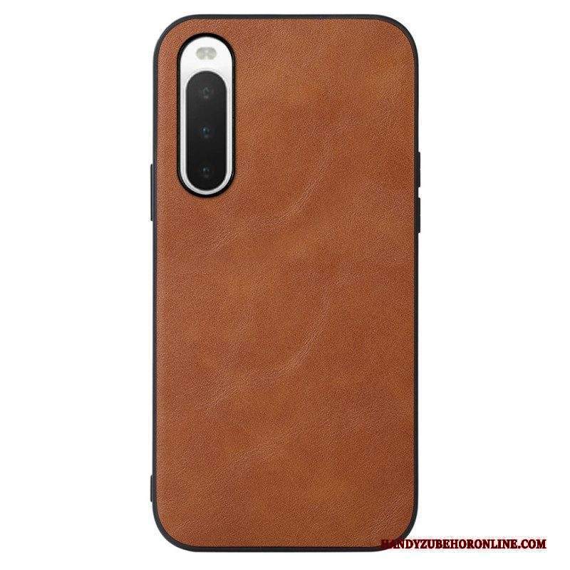 Cover Sony Xperia 10 IV Elegante Stile In Pelle