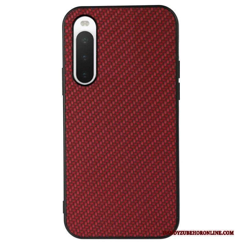 Cover Sony Xperia 10 IV Fibra Di Carbonio