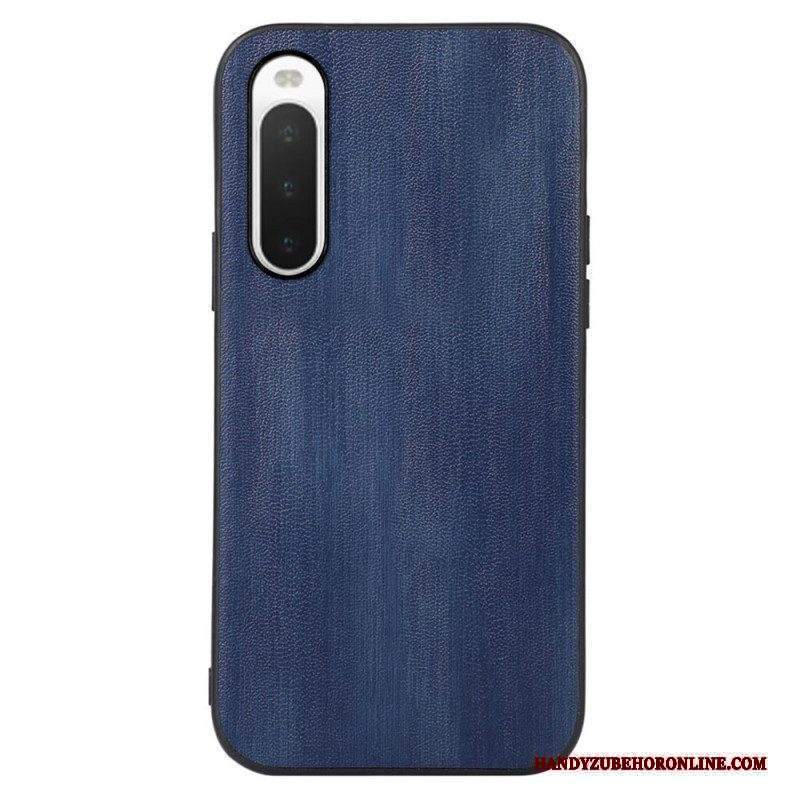 Cover Sony Xperia 10 IV Struttura In Pelle