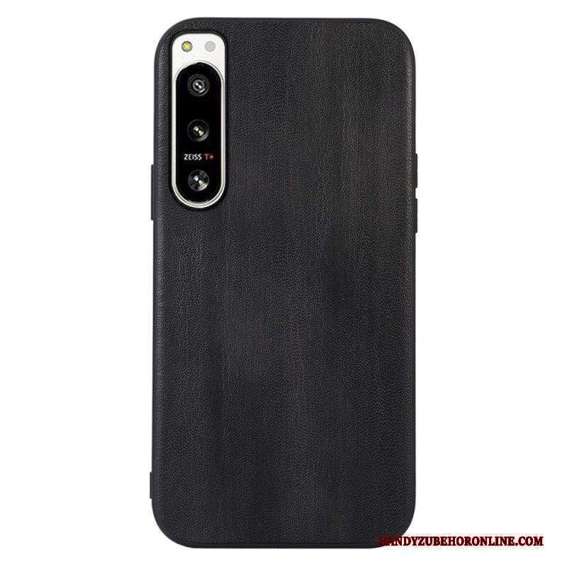 Cover Sony Xperia 5 IV Ecopelle Testurizzata