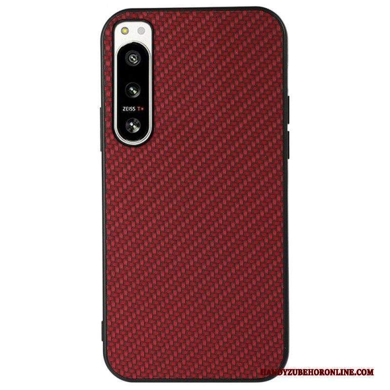 Cover Sony Xperia 5 IV Fibra Di Carbonio