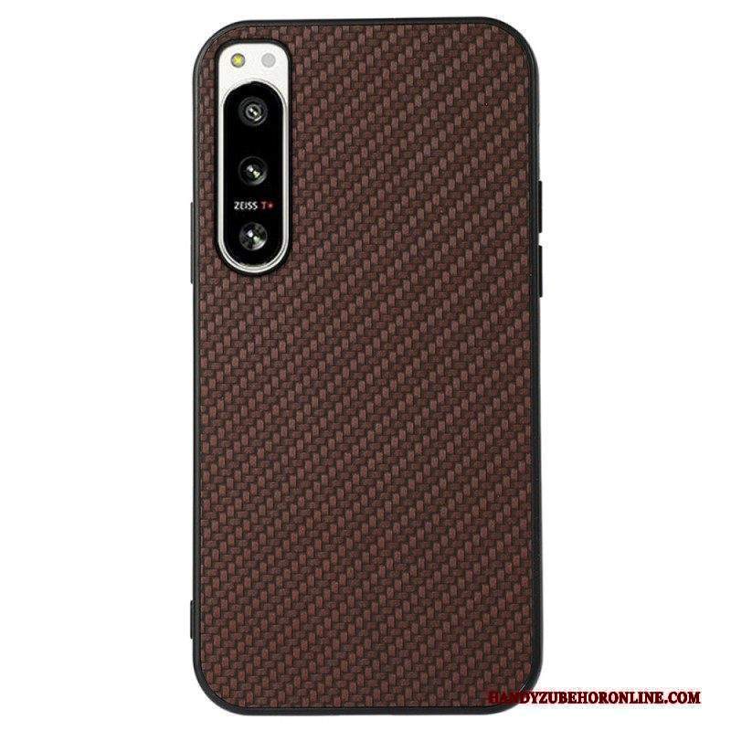 Cover Sony Xperia 5 IV Fibra Di Carbonio