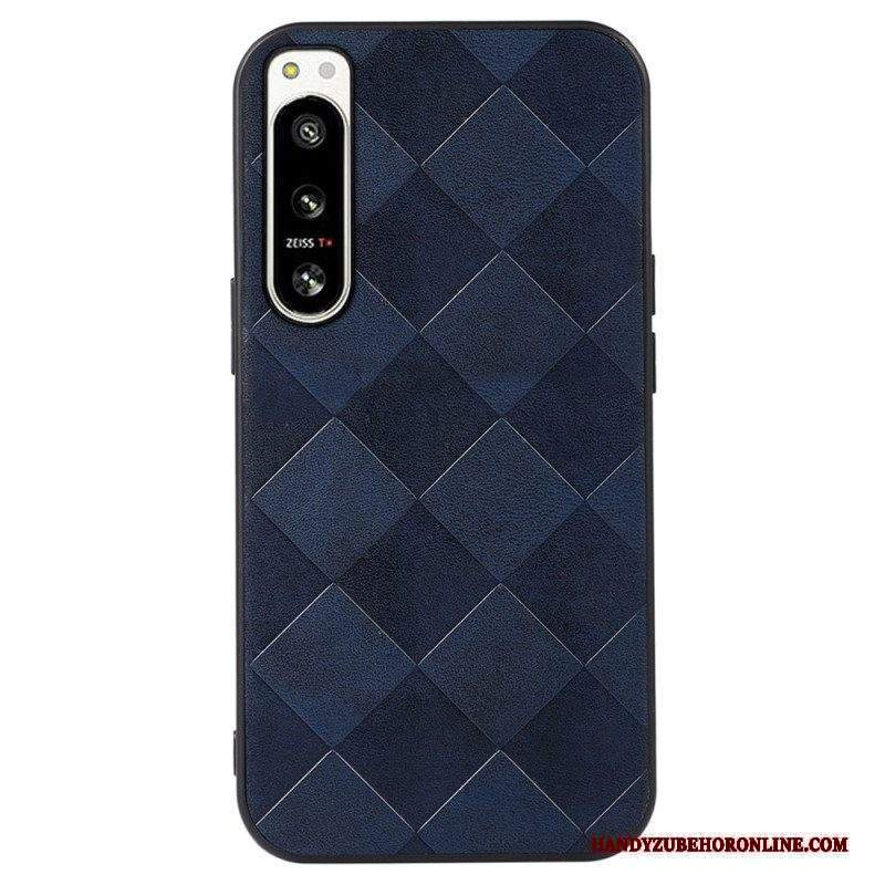 Cover Sony Xperia 5 IV Stile Intrecciato