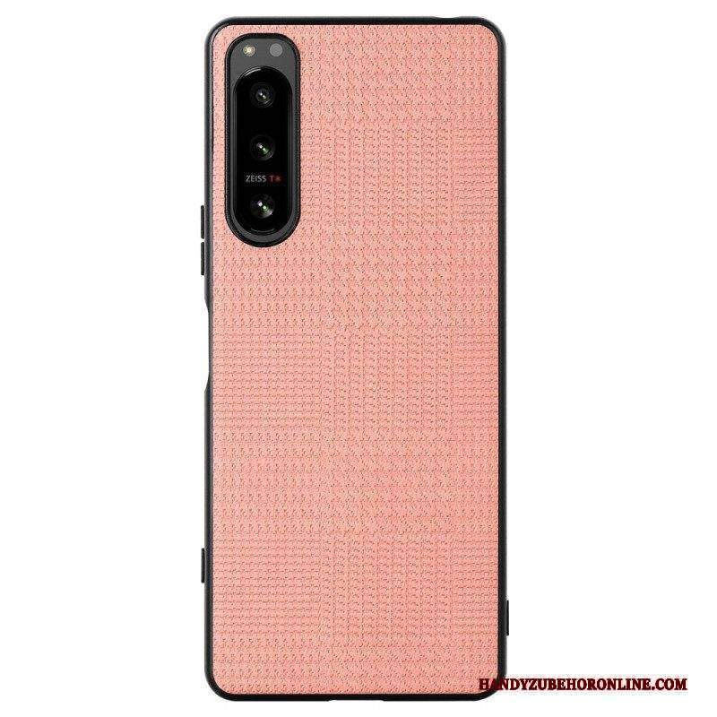 Cover Sony Xperia 5 IV Stile Tessuto Vili