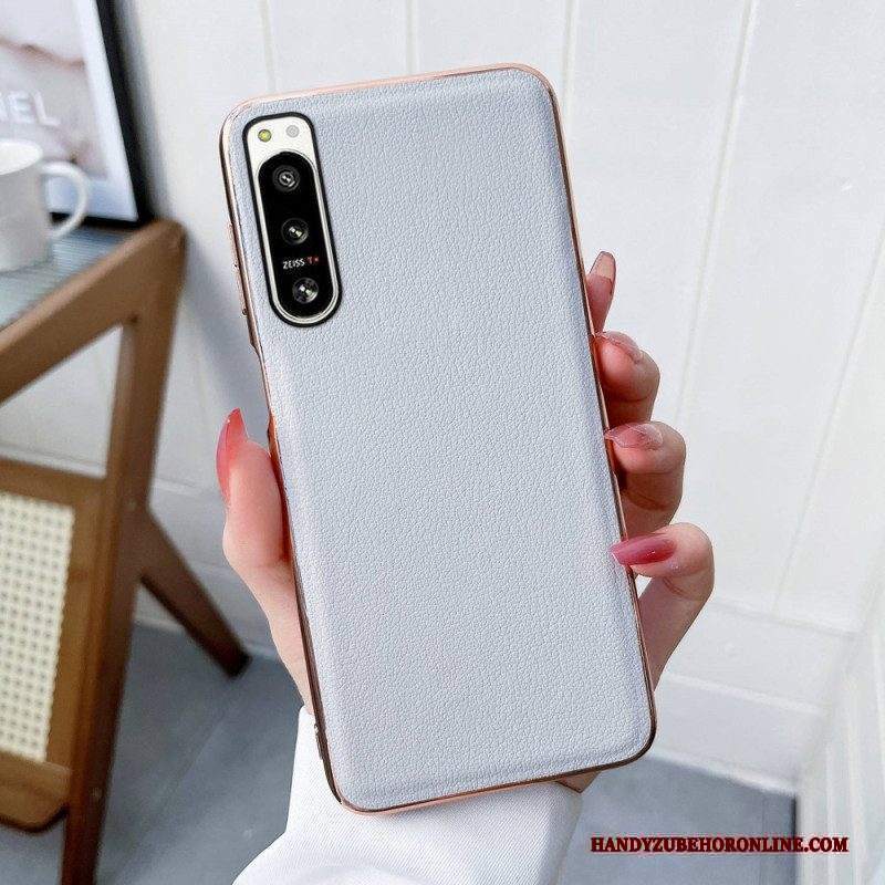 Cover Sony Xperia 5 IV Vera Pelle