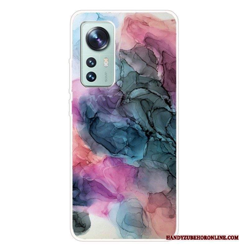 Cover Xiaomi 12 / 12X Marmo Siliconico