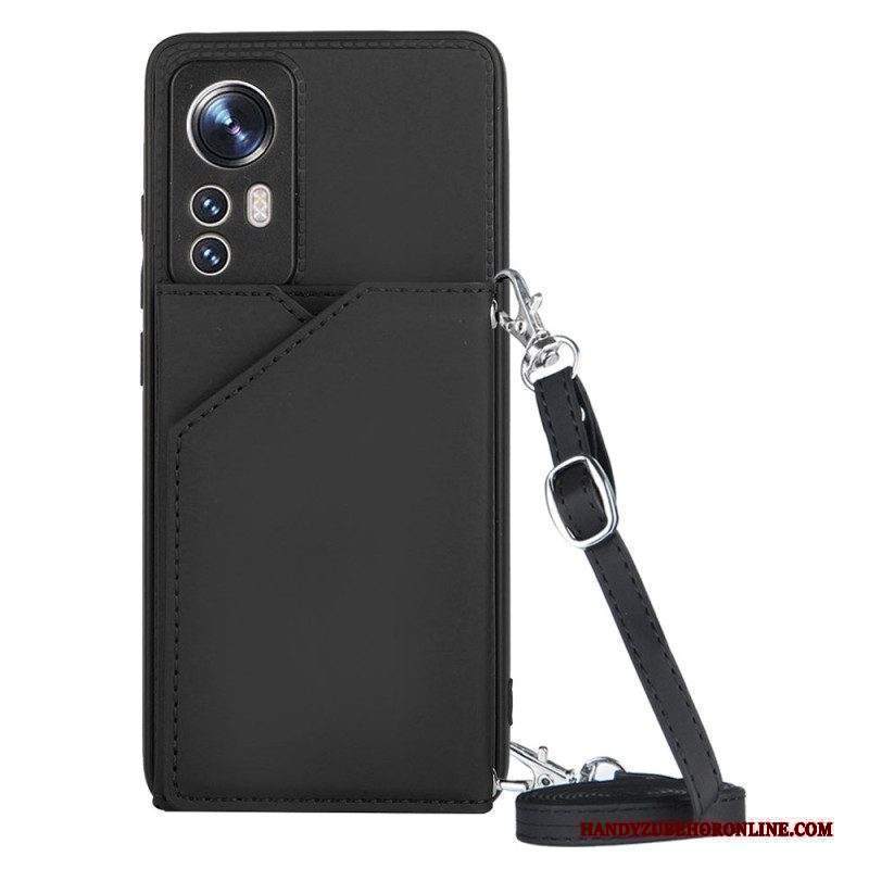 Cover Xiaomi 12 / 12X Portacarte E Tracolla