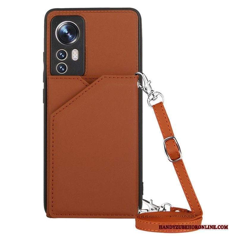 Cover Xiaomi 12 / 12X Portacarte E Tracolla