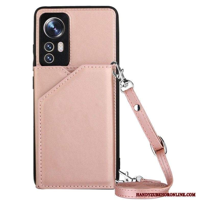 Cover Xiaomi 12 / 12X Portacarte E Tracolla