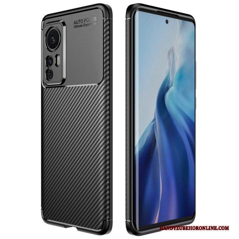 Cover Xiaomi 12 / 12X Struttura Flessibile In Fibra Di Carbonio