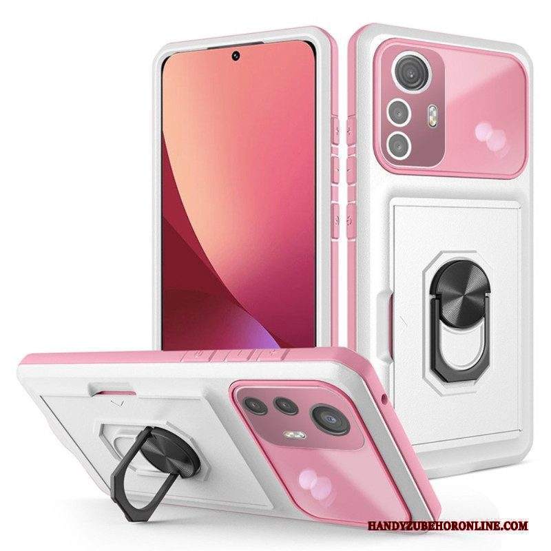 Cover Xiaomi 12 / 12X Supporto Per Anello E Portacarte