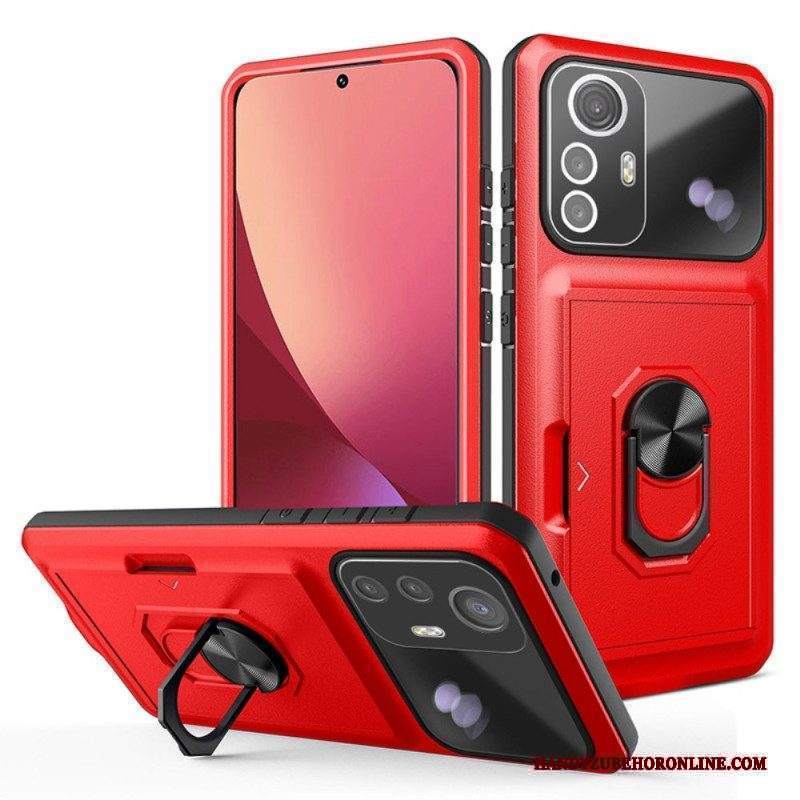 Cover Xiaomi 12 / 12X Supporto Per Anello E Portacarte