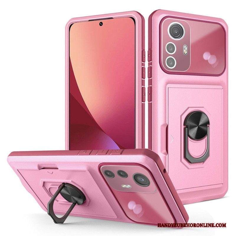 Cover Xiaomi 12 / 12X Supporto Per Anello E Portacarte