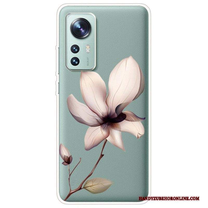 Cover Xiaomi 12 / 12X Un Fiore Trasparente