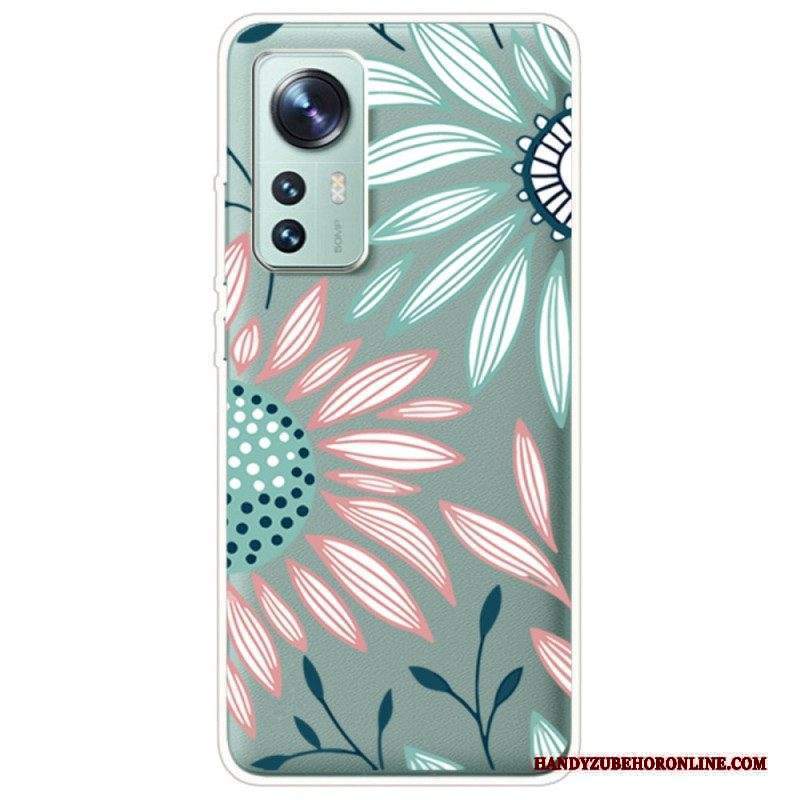 Cover Xiaomi 12 / 12X Un Fiore Trasparente