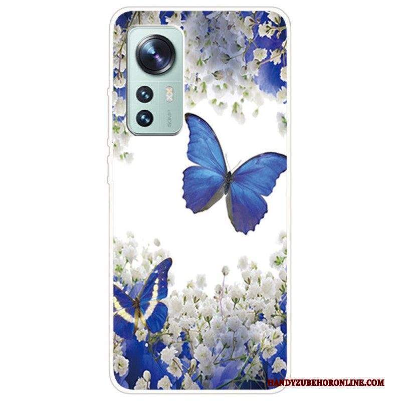 Cover Xiaomi 12 / 12X Volo Di Farfalle