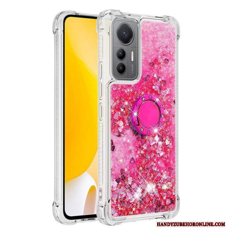 Cover Xiaomi 12 Lite Espositore Per Anelli Con Paillettes Colorate