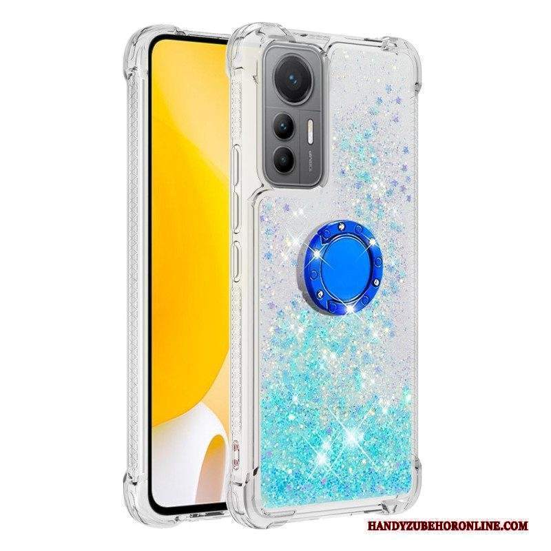 Cover Xiaomi 12 Lite Espositore Per Anelli Con Paillettes Colorate