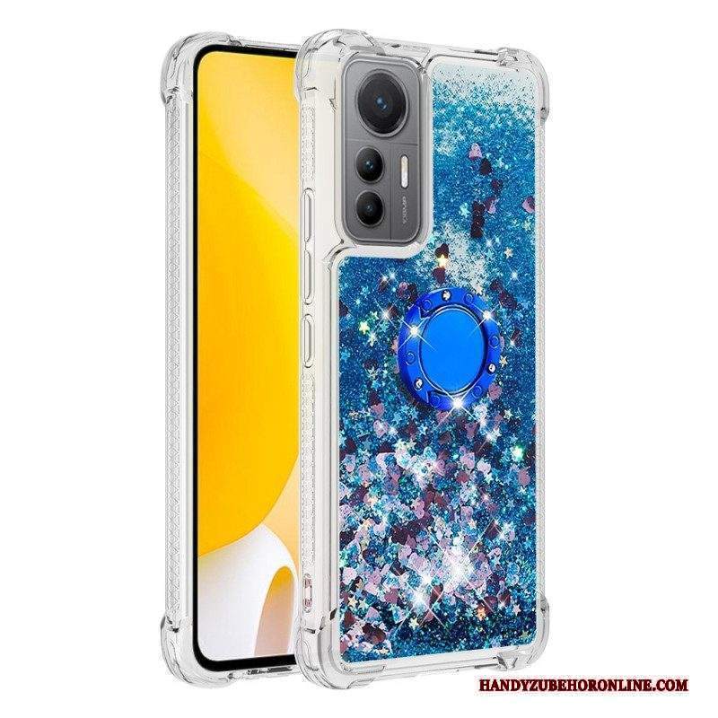 Cover Xiaomi 12 Lite Espositore Per Anelli Con Paillettes Colorate