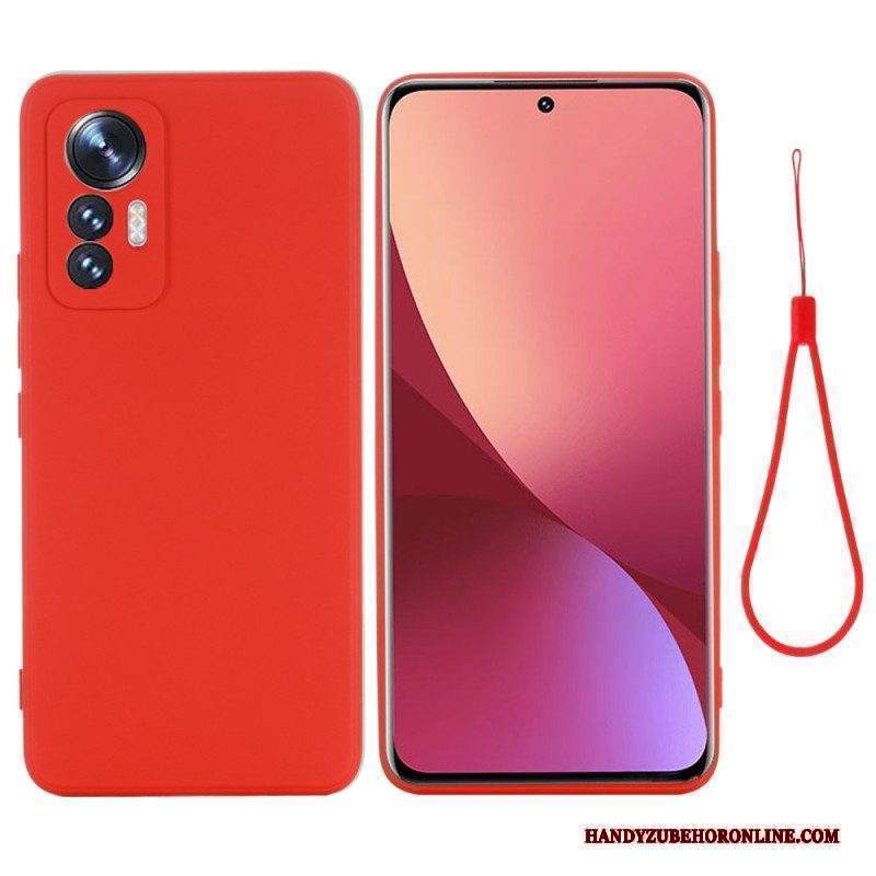 Cover Xiaomi 12 Lite Silicone Liquido Strappy