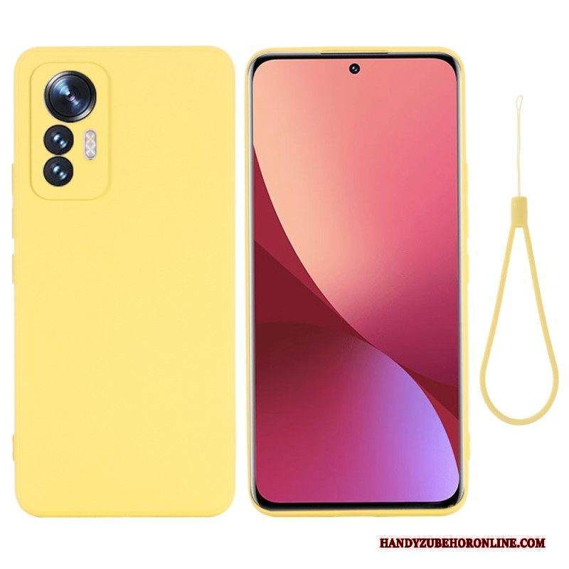 Cover Xiaomi 12 Lite Silicone Liquido Strappy