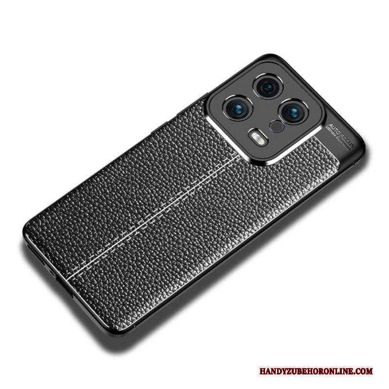 Cover Xiaomi 13 Doppia Linea Litchi Effetto Pelle