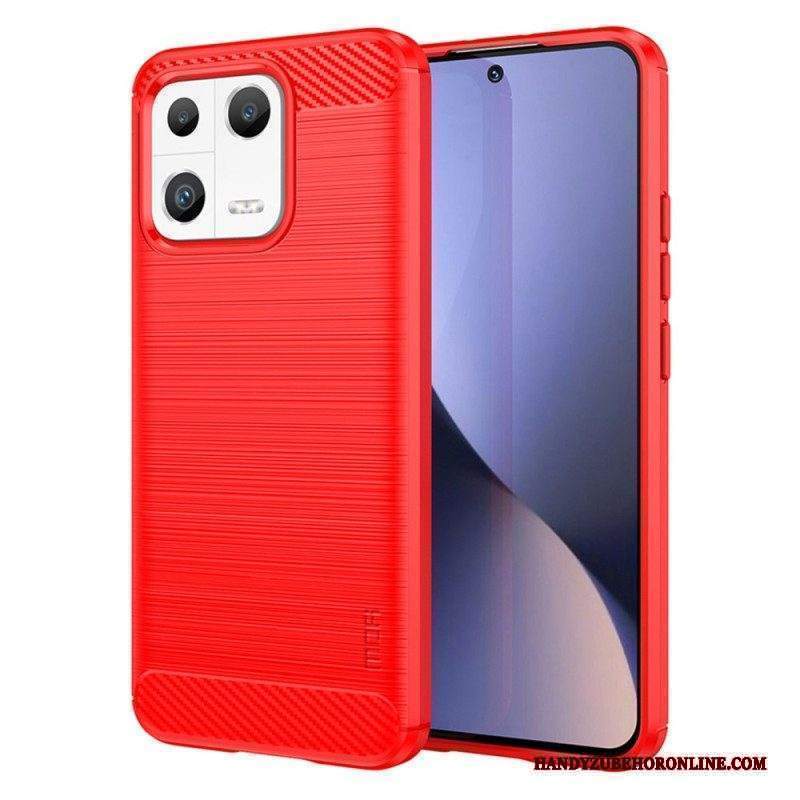 Cover Xiaomi 13 Fibra Di Carbonio Spazzolata Mofi