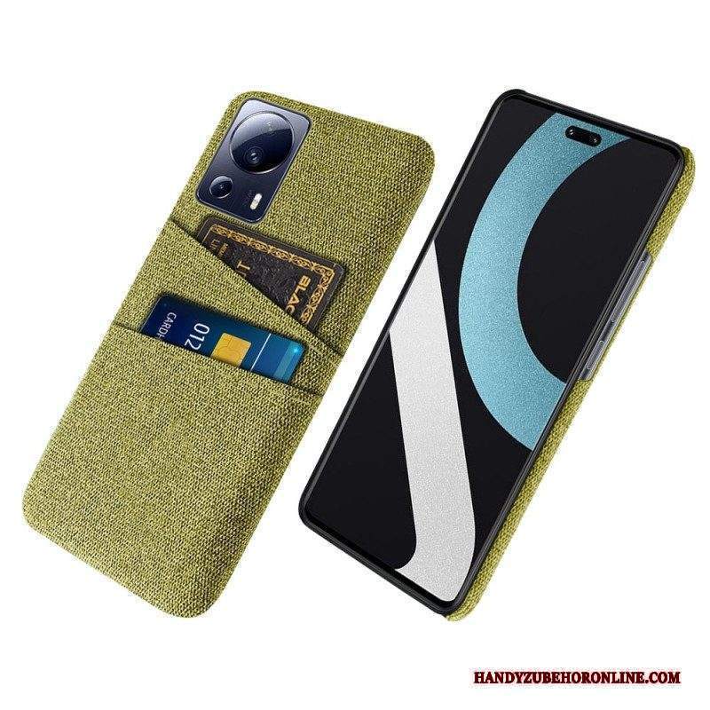 Cover Xiaomi 13 Lite Panno Con Portacarte