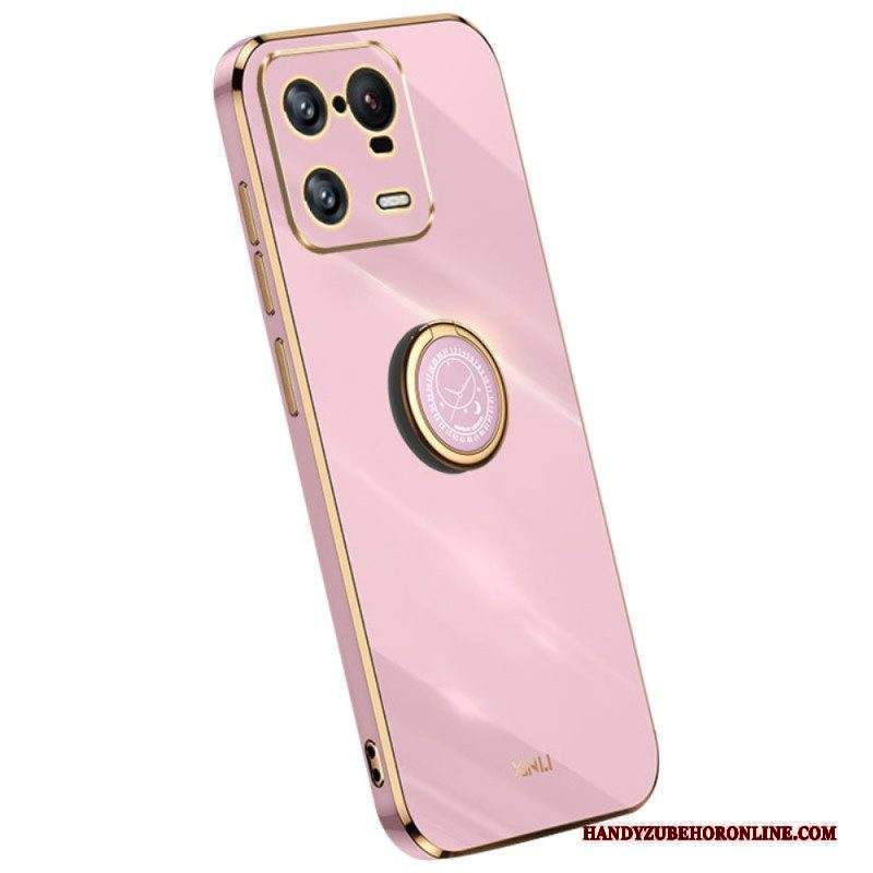 Cover Xiaomi 13 Pro Porta Anelli Effetto Metallo Xinli