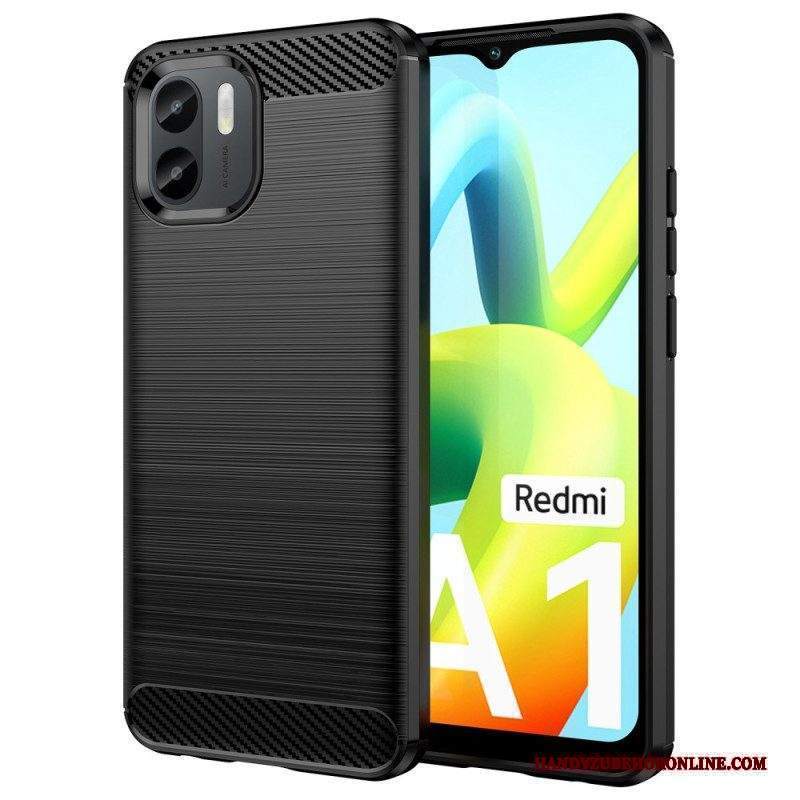 Cover Xiaomi Redmi A1 Fibra Di Carbonio Spazzolata