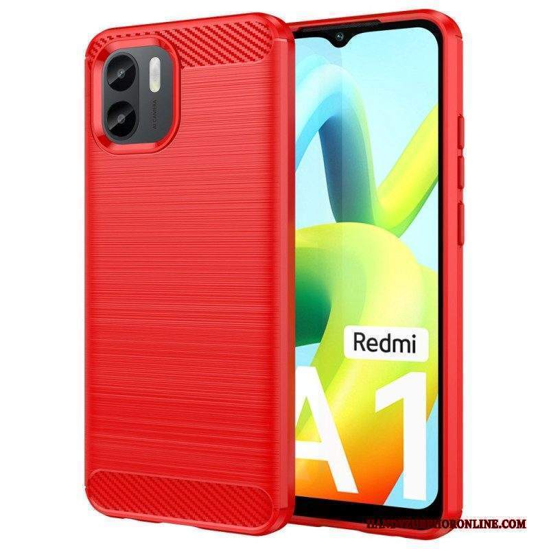 Cover Xiaomi Redmi A1 Fibra Di Carbonio Spazzolata