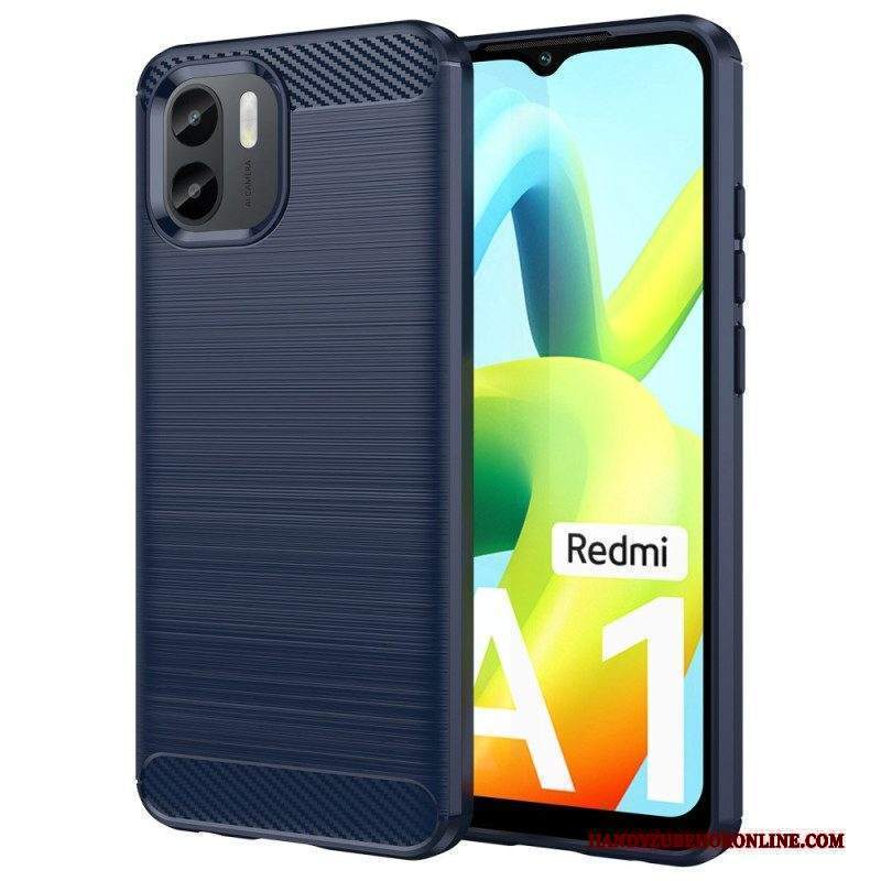 Cover Xiaomi Redmi A1 Fibra Di Carbonio Spazzolata