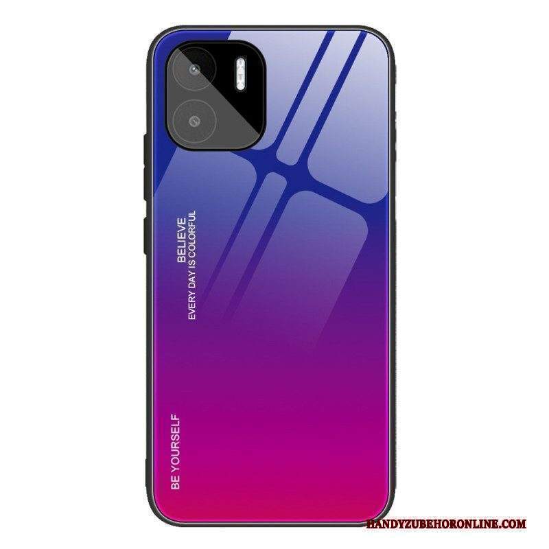 Cover Xiaomi Redmi A1 Vetro Temperato Sii Te Stesso