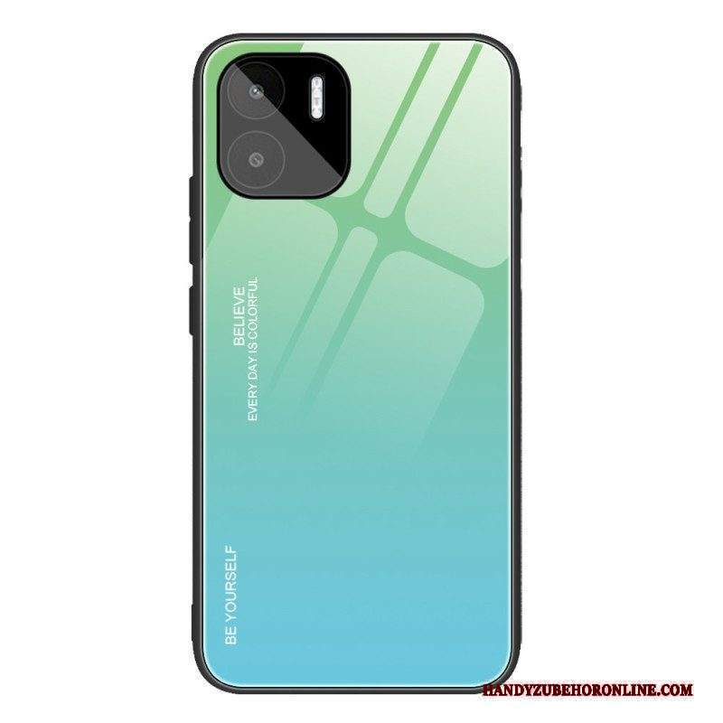 Cover Xiaomi Redmi A1 Vetro Temperato Sii Te Stesso