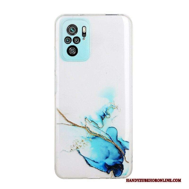 Cover Xiaomi Redmi Note 10 / 10S Effetto Marmo Siliconato