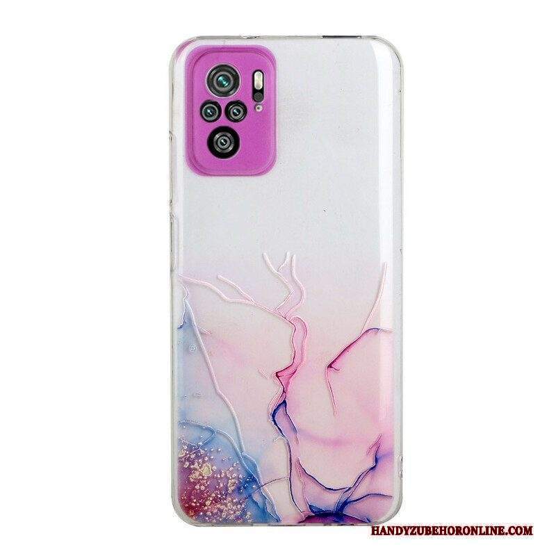 Cover Xiaomi Redmi Note 10 / 10S Effetto Marmo Siliconato