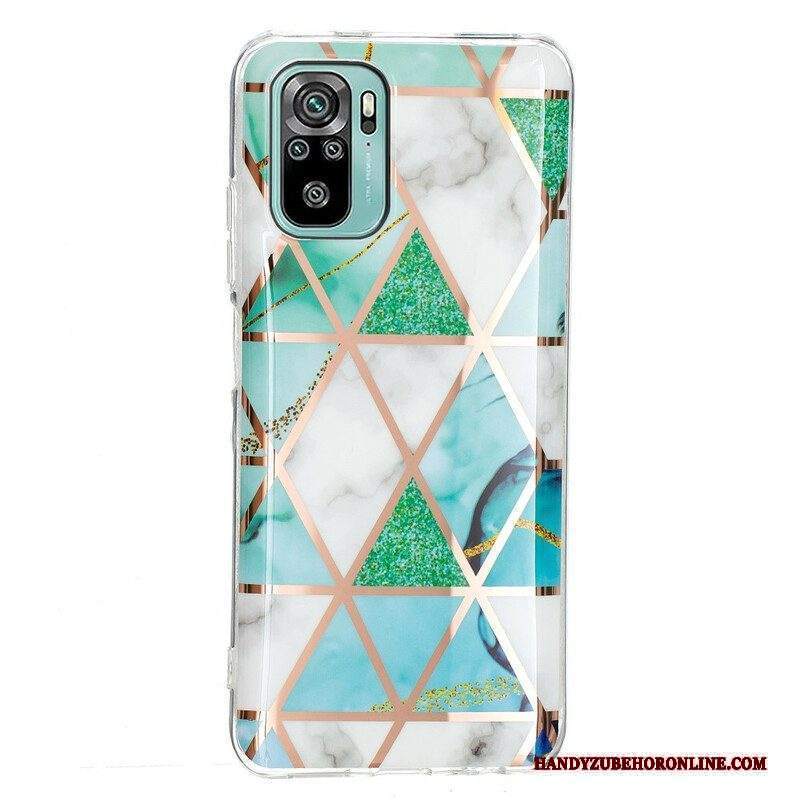 Cover Xiaomi Redmi Note 10 / 10S Geometria Del Marmo