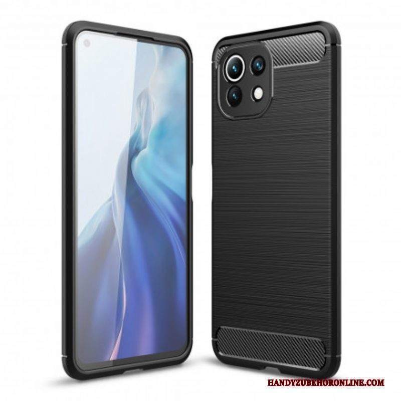 Cover Xiaomi Redmi Note 10 5G Fibra Di Carbonio Spazzolata