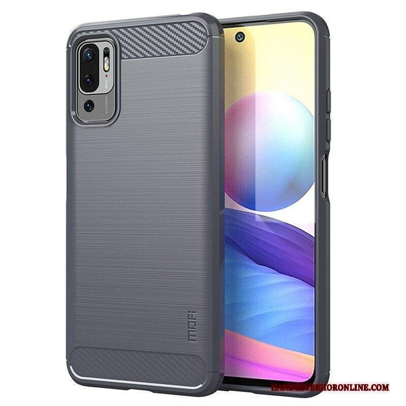 Cover Xiaomi Redmi Note 10 5G Fibra Di Carbonio Spazzolata Mofi