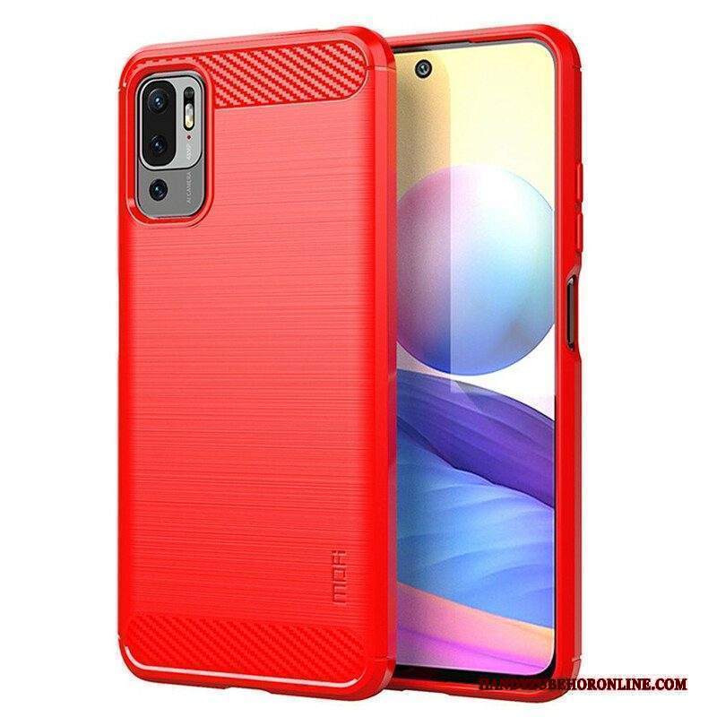 Cover Xiaomi Redmi Note 10 5G Fibra Di Carbonio Spazzolata Mofi