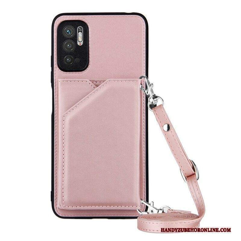 Cover Xiaomi Redmi Note 10 5G Tracolla Portacarte