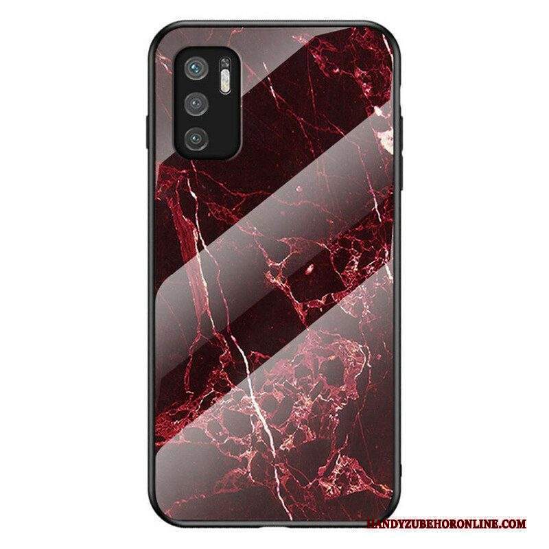 Cover Xiaomi Redmi Note 10 5G Vetro Temperato Colori Marmo