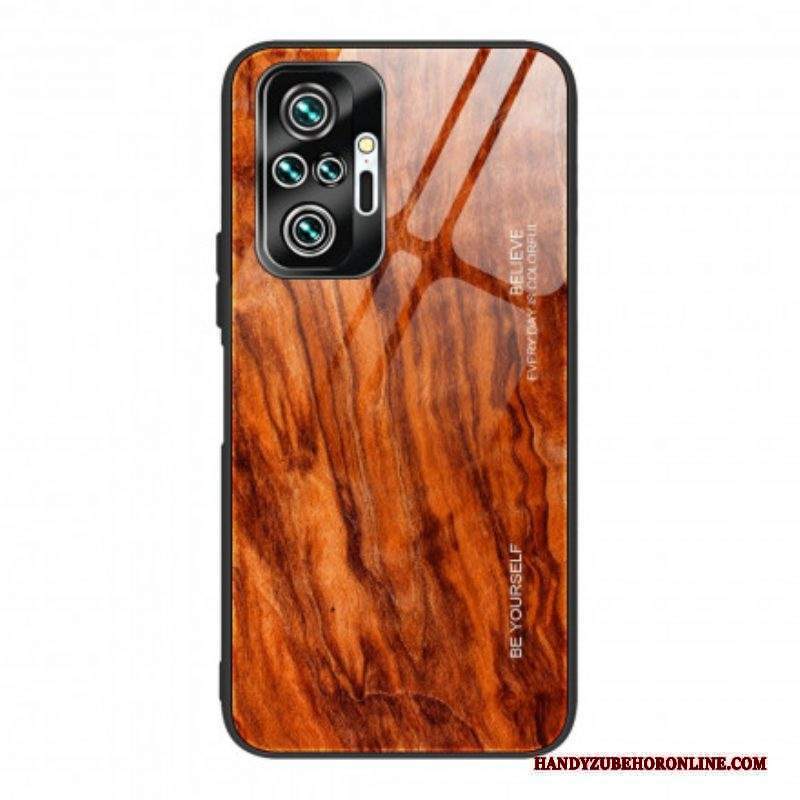 Cover Xiaomi Redmi Note 10 Pro Design In Legno Vetro Temperato